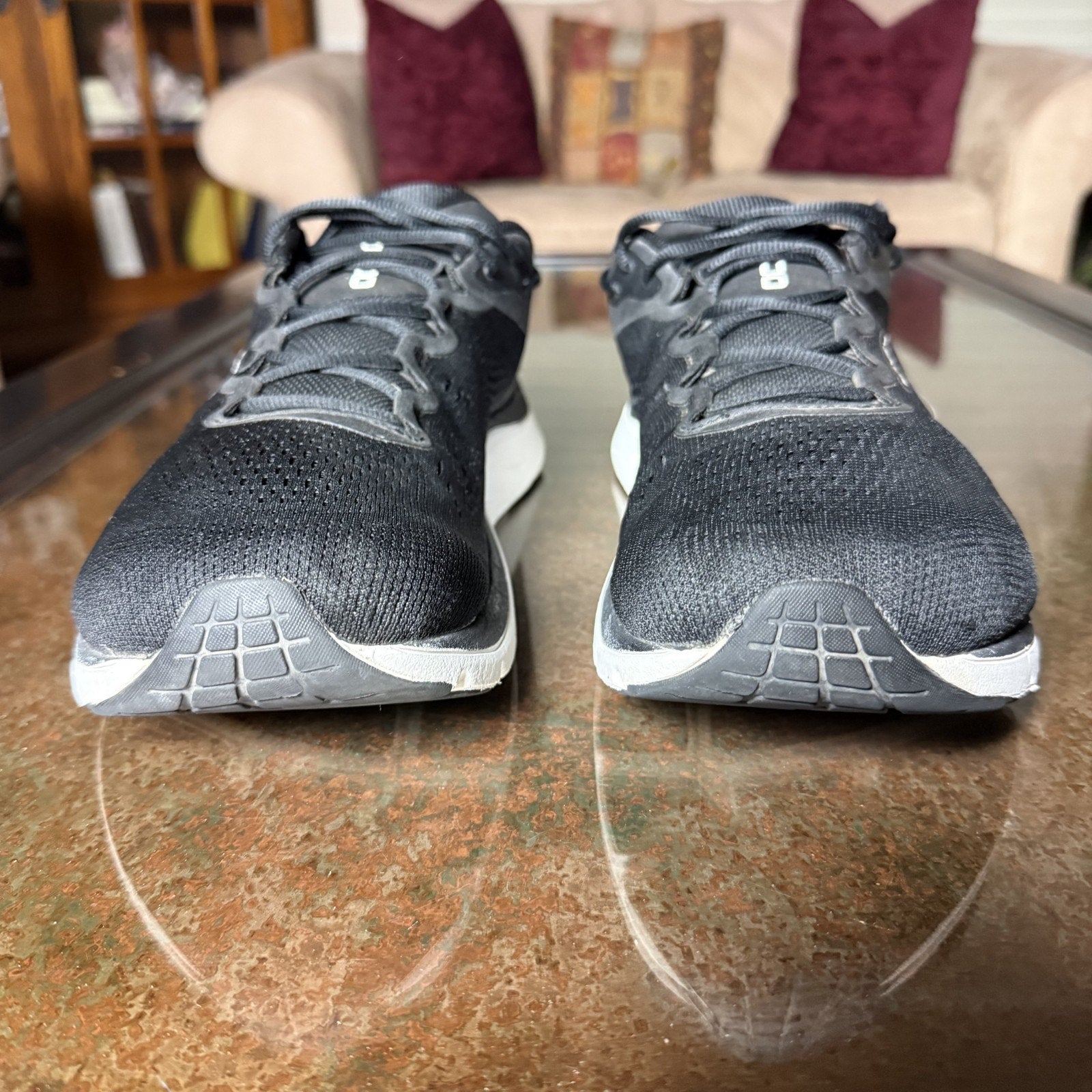 Topo Athletic Fli-Lyte 4 Shoes Mens Size 12.5 Black White Road Running Sneakers