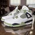 Nike Air Jordan 4 Reto Seafoam Shoes Women's 8 White Lifestyle Casual Sneakers