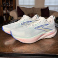 Brooks Glycerin 22 Womens Size 11 White Blue Pink Walking Running Shoes Sneakers