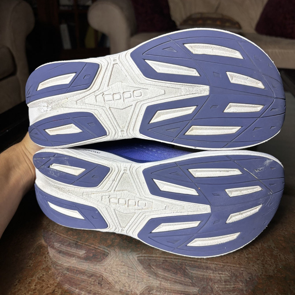 Topo Athletic Phantom 4 Shoes Women's 8 Purple White Road Running 5MM Drop Gym