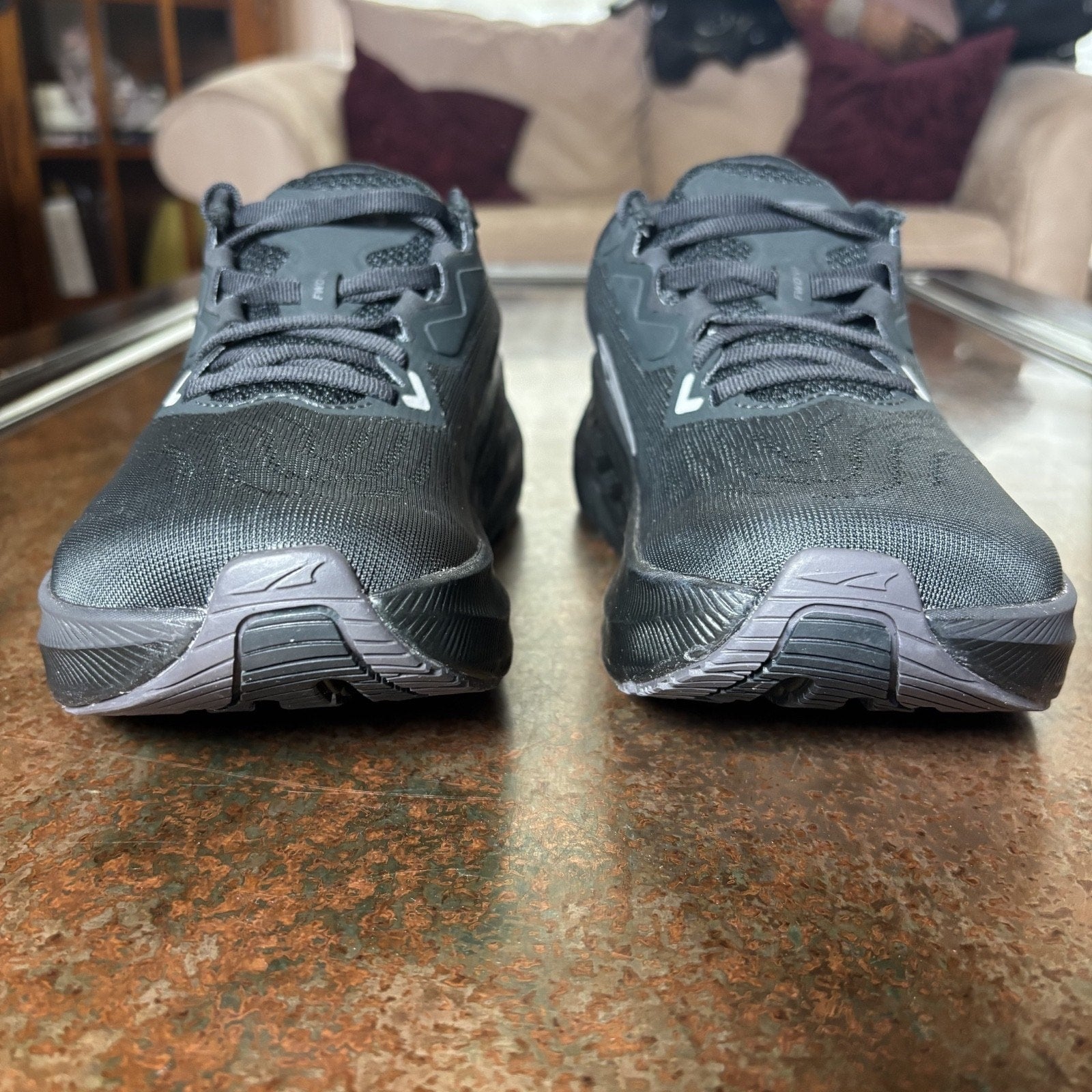 Altra FWD Via Shoes Women's 7 Black Road Running Athletic Foot Shaped Sneakers