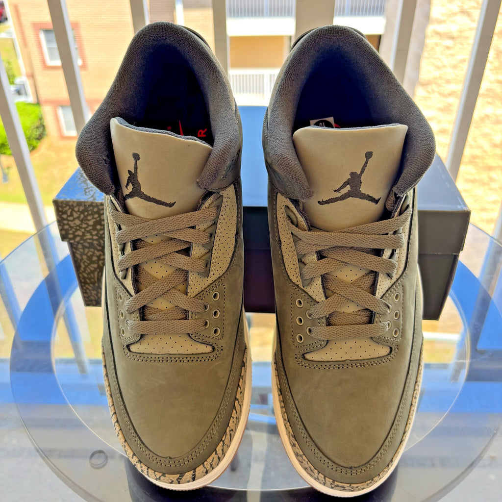 Nike Air Jordan 3 Retro Sneakers Casual Lifestyle Green Family Affair Mens Sizes