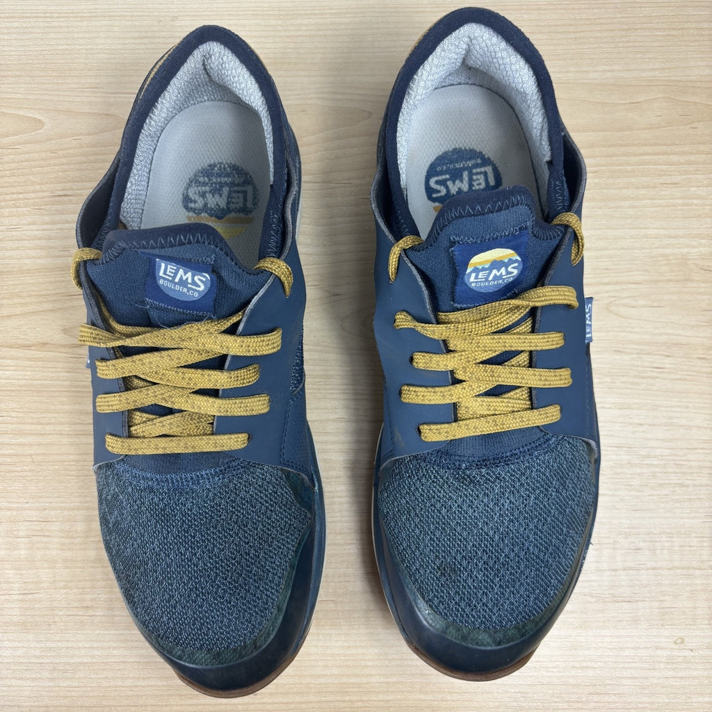 LEMS Mesa Coastal Shoes Mens 10 D Blue Wheat Minimalist Hiking Athletic Running