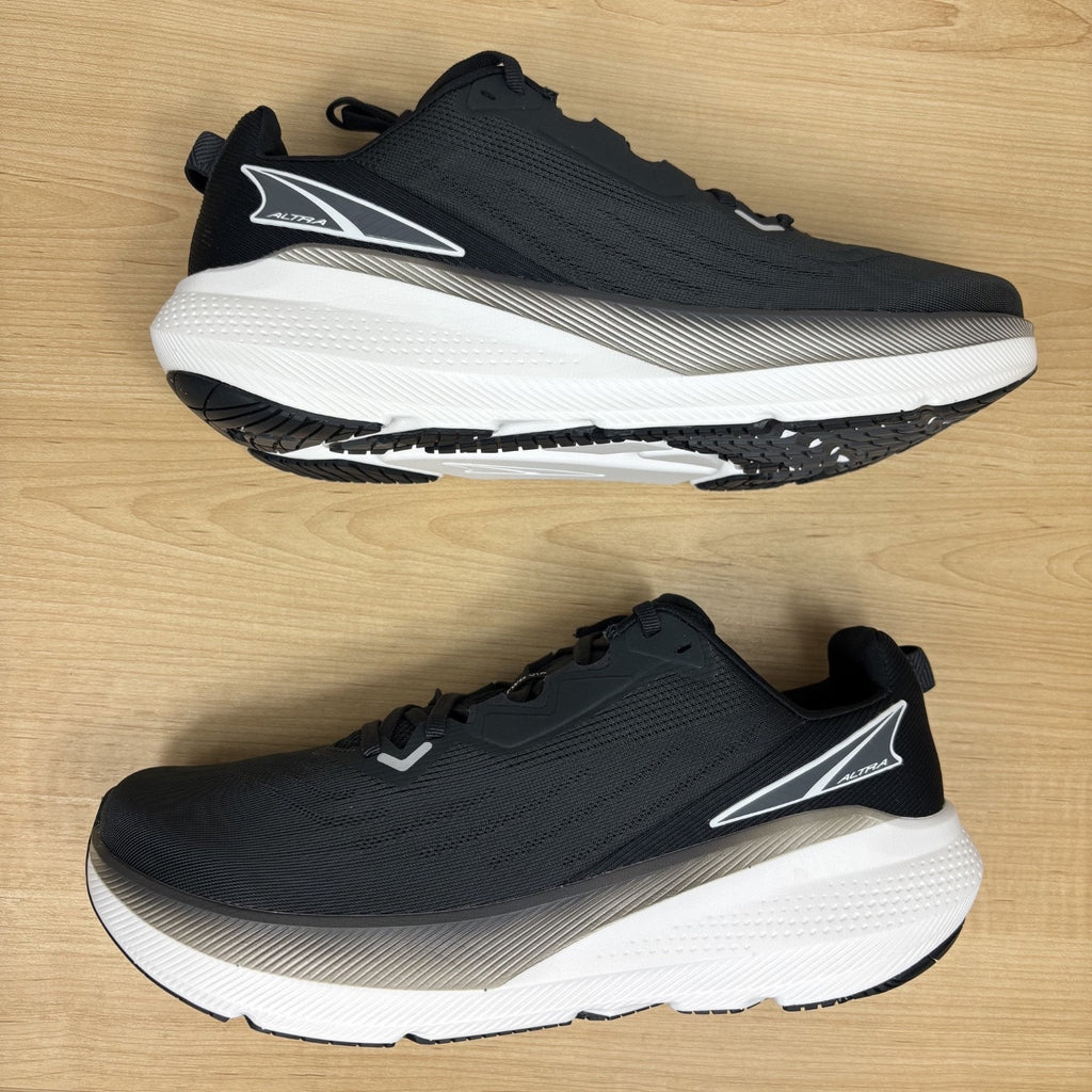 Altra FWD Via Shoes Men's Sz 11.5 Black White Road Running Athletic Sneakers NEW