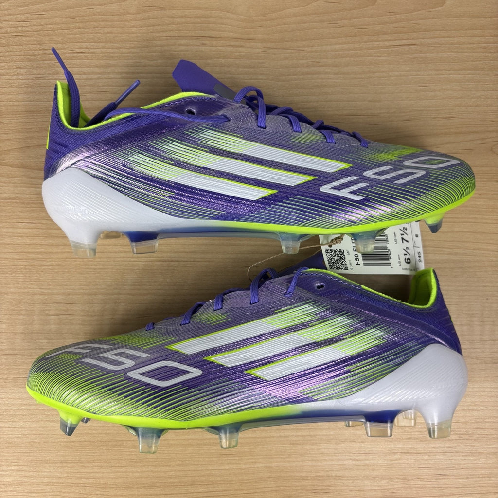 Adidas Predator Elite LL Laceless FG Soccer Cleats Women's Sz 7.5 Black Volt NEW