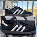 Adidas Samba Black White Soccer Athletic Casual Lifestyle Shoes Mens Sizes New