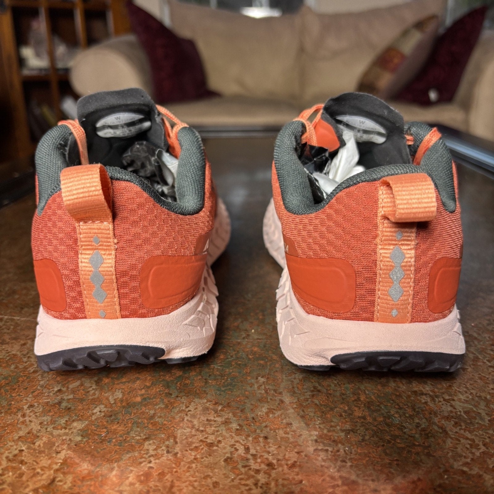 Altra Outroad Shoes Womens Sz 9.5 Orange Trail Running Outdoor Athletic Sneakers