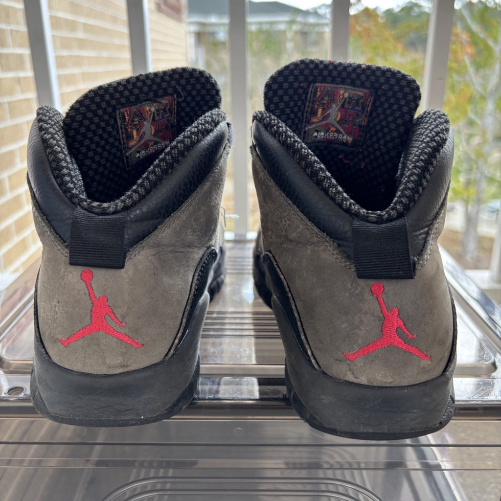 Nike Air Jordan 10 Retro Shadow Mens Sz 5 Grey Black Casual Basketball Sneakers