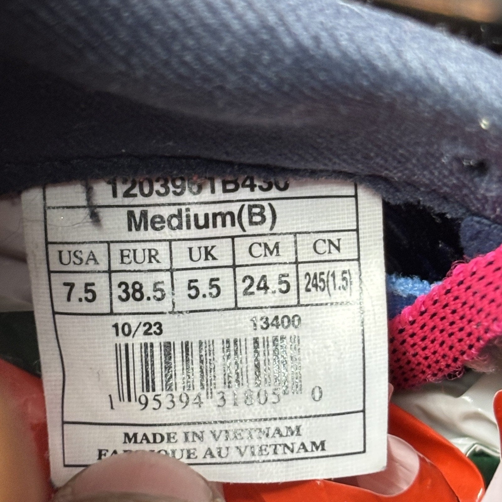 Brooks Hyperion Road Running Shoes Women's Size 7.5 Blue Pink Athletic Sneakers