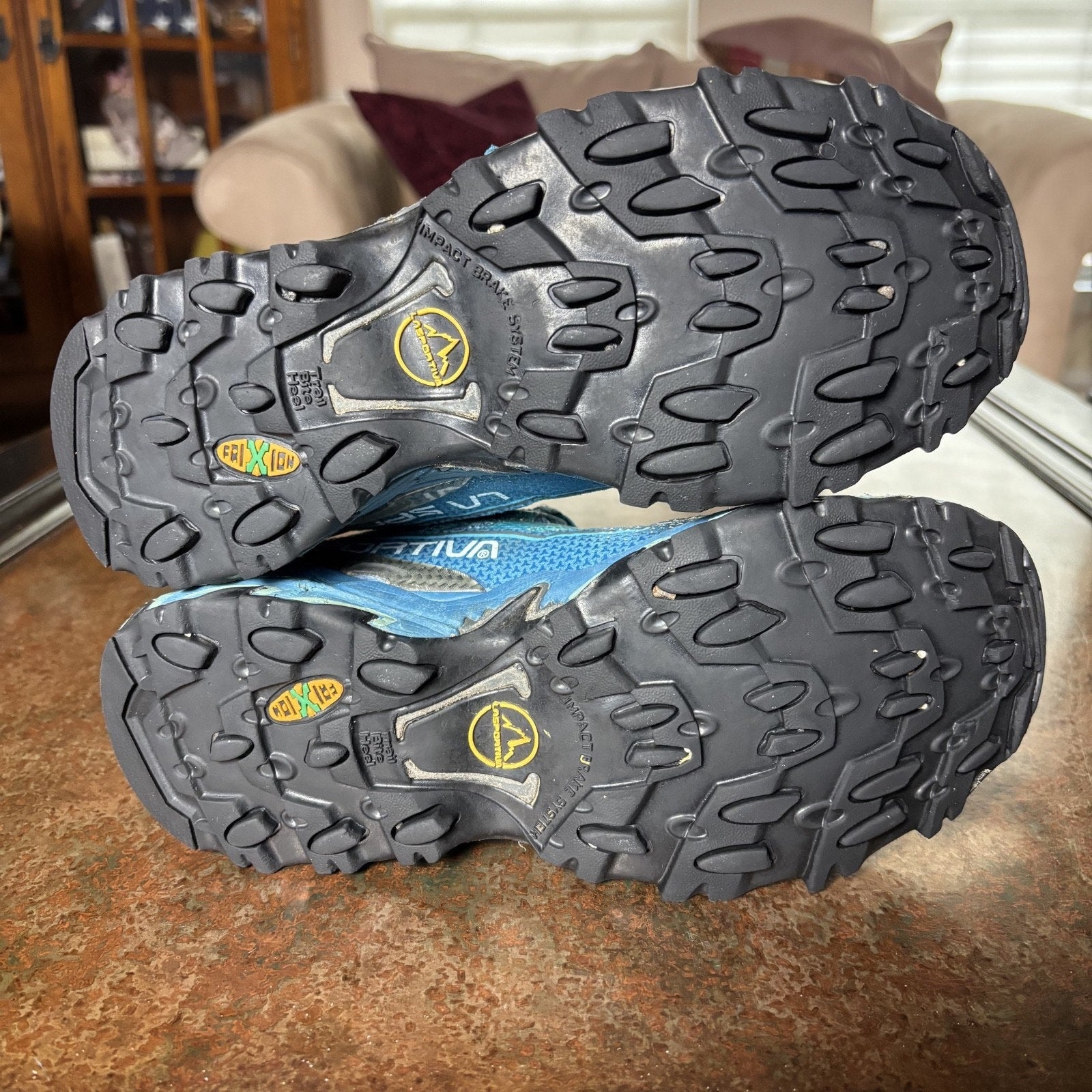 La Sportiva Ultra Raptor Shoes Women's Size 9 Blue Black Trail Outdoor Hiking