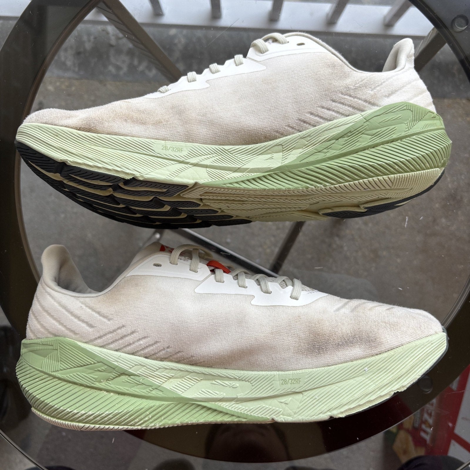 Altra FWD Experience Shoes Mens Size 10 White Green Road Running Jogging Sneaker