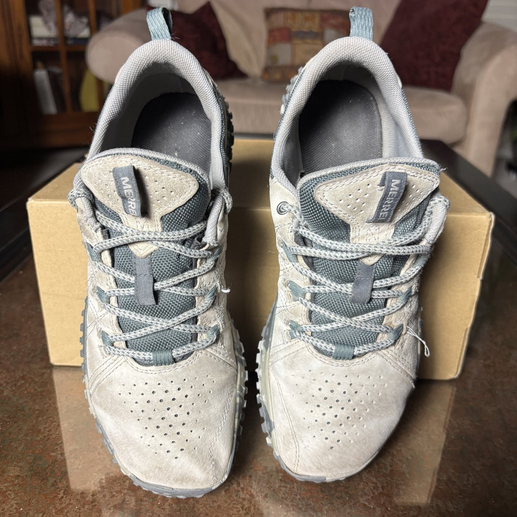 Merrell Wrapt Barefoot Shoes Women's 8.5 Grey Athletic Trail Running Minimalist