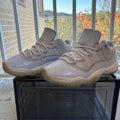 Air Jordan 11 Retro Low Shoes Women's Size 10.5 White Violet Casual Gym Sneakers