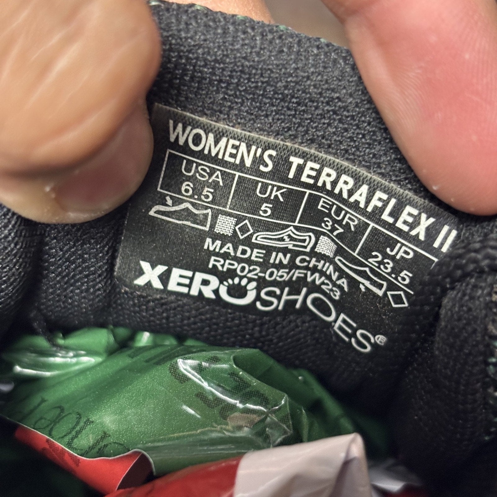 Xero Terraflex II Shoes Women's Size 6.5 Grey Trail Hiking Minimalist Barefoot