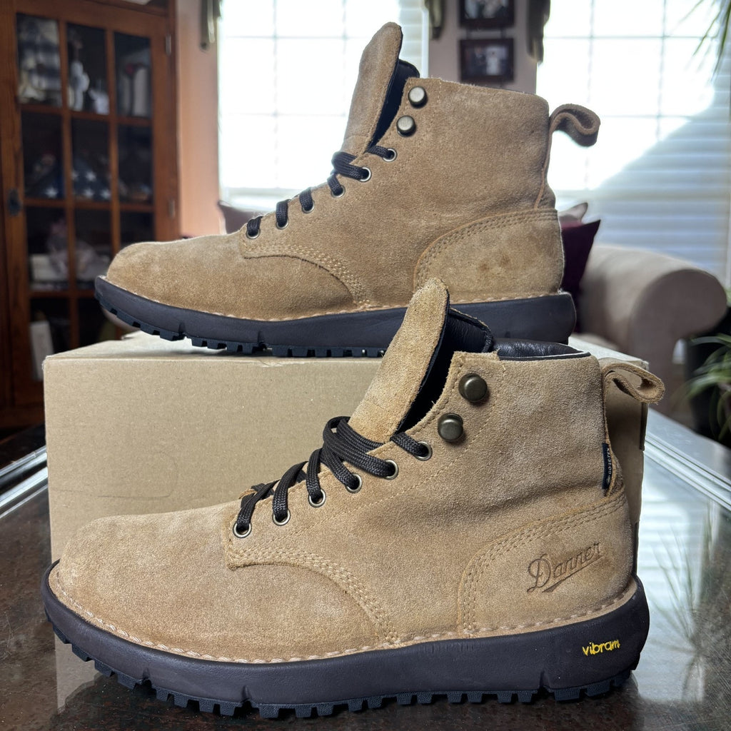 Danner Logger 917 GTX Boots Womens Size 8.5 Wheat Trail Outdoor Waterproof Shoes