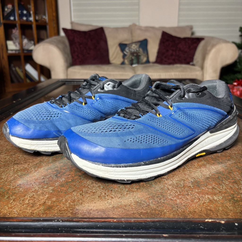 Topo Athletic Ultraventure 2 Shoes Mens 11.5 Blue Trail Hiking Outdoor Sneakers