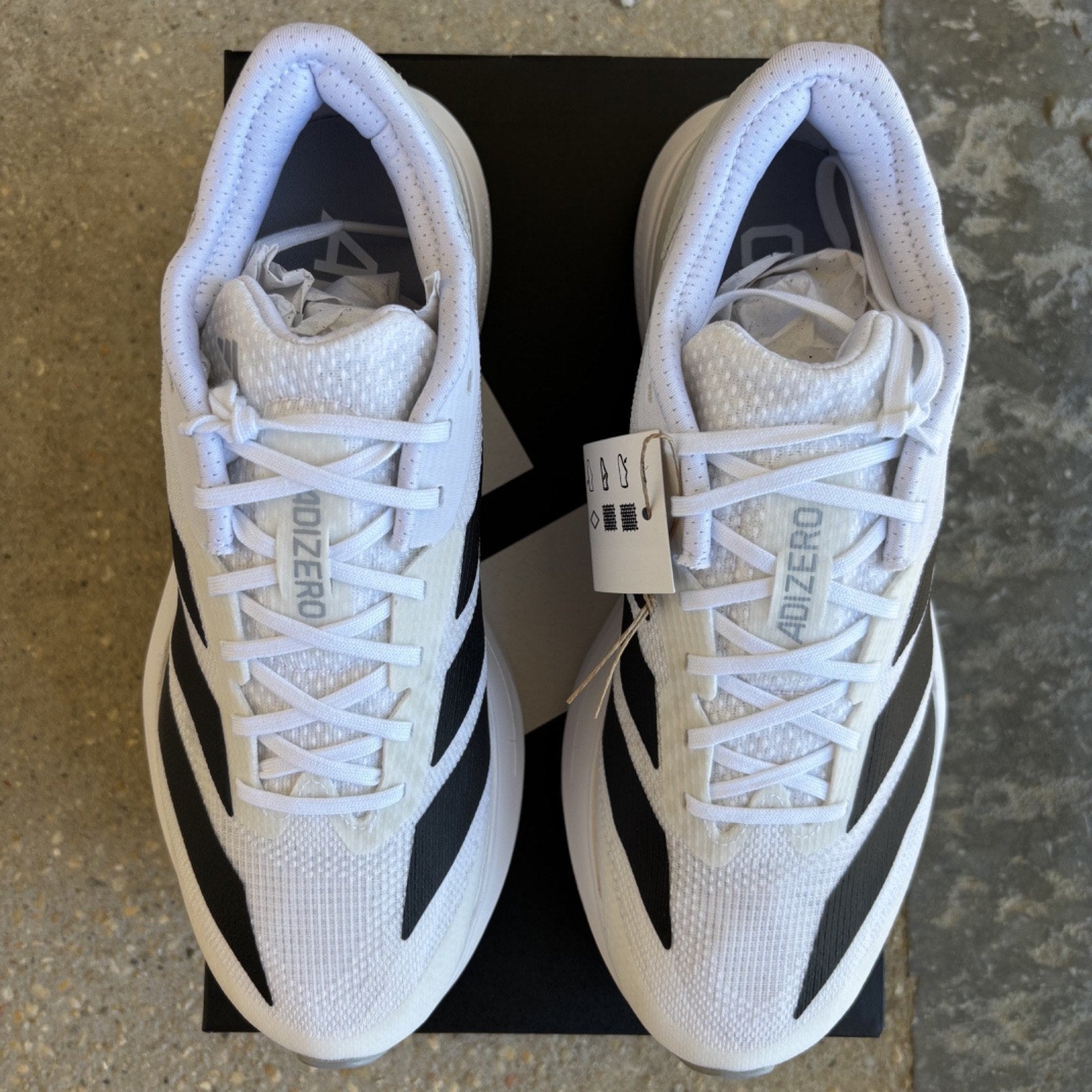 Adidas Adizero SL 2 Shoes White Blk Road Running Athletic Sneakers Women's Sizes