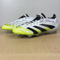 Adidas Predator Elite FG Firm Ground Soccer Cleats Mens Size 7 White Black Lime