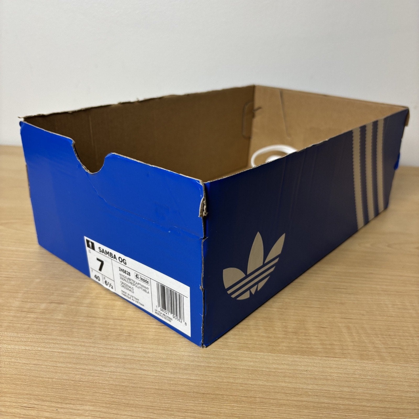 Adidas Originals Samba OG World Cup Women's Sz 8 Blue Red Lifestyle Sneakers NEW