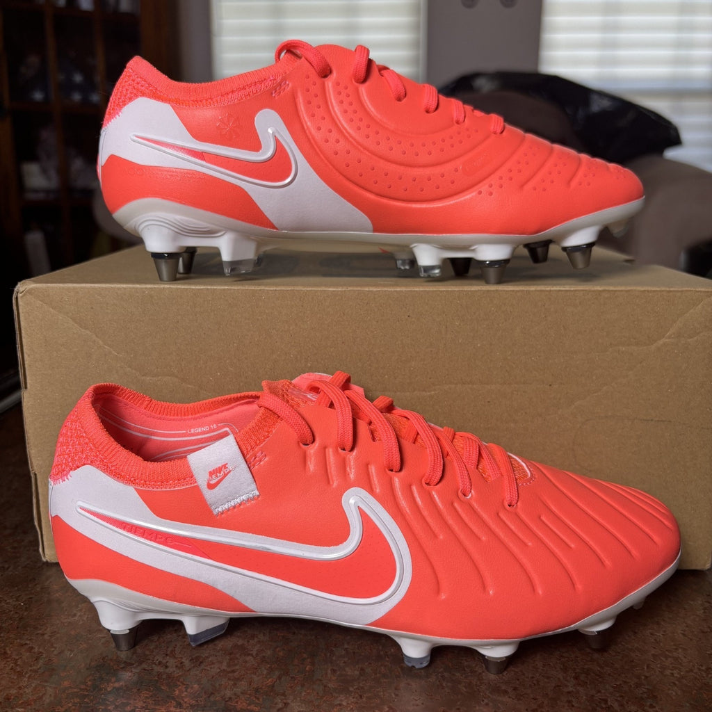Nike Tiempo Legend 10 Elite SG Pro Soccer Cleats Women's Size 8 Hot Lava Red New