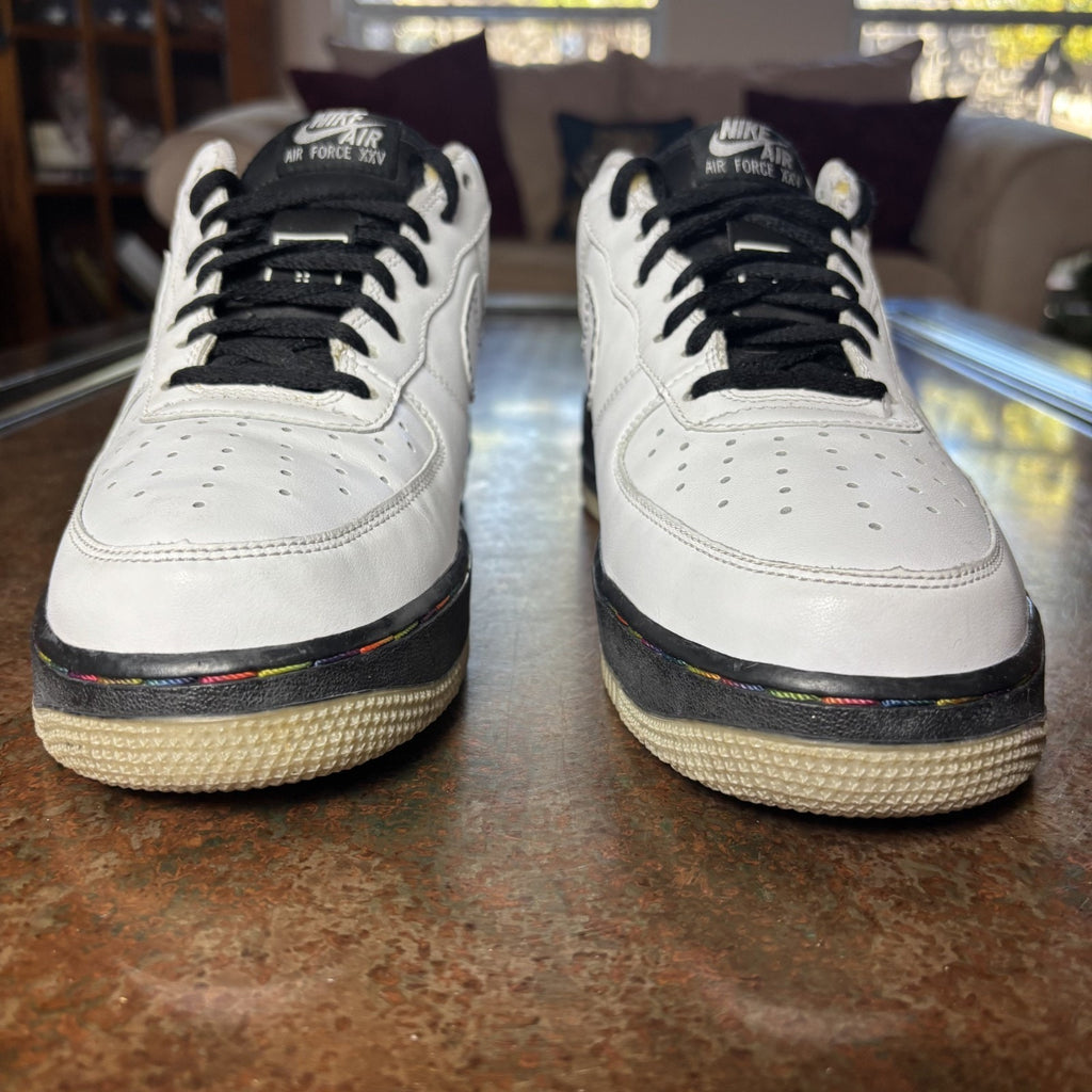 Nike Air Force 1 Low '07 The Square Mens 9 White Casual Sneakers 2007 Rare VTG