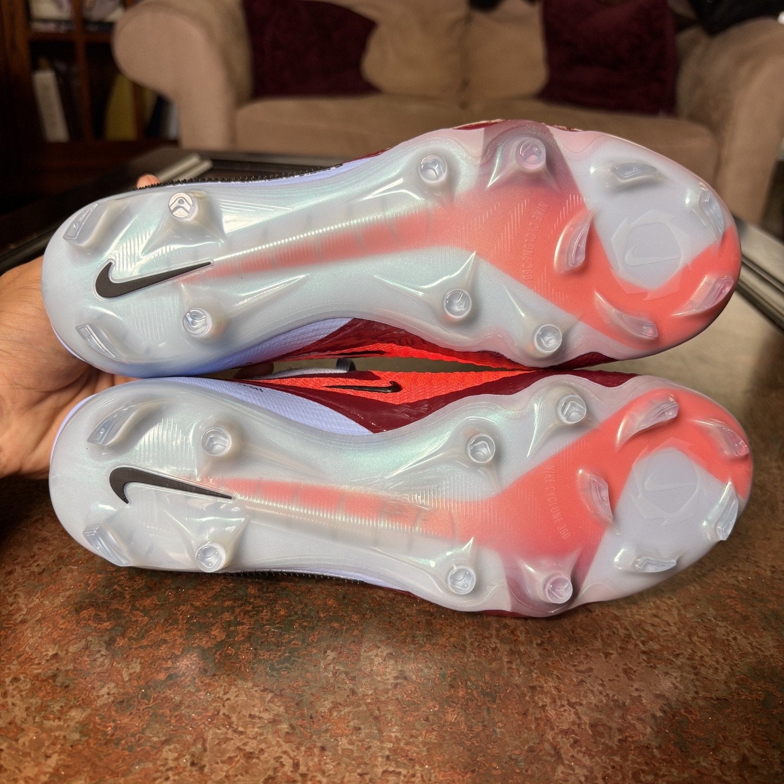 Nike Phantom 6 Elite FG Low Soccer Cleats Women's 7.5 Red Blue Scary Good Pack