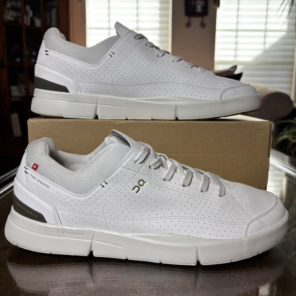 On The Roger Centre Court Shoes Mens 13 White Tennis Pickleball Athletic Sneaker
