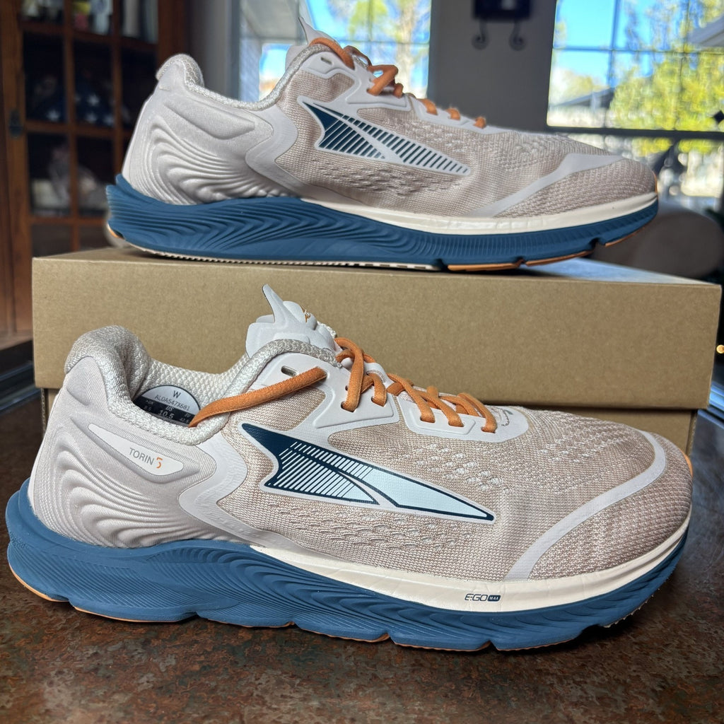 Altra Torin 5 Shoes Women's 10.5 Orange Road Running Zero Drop Athletic Sneakers