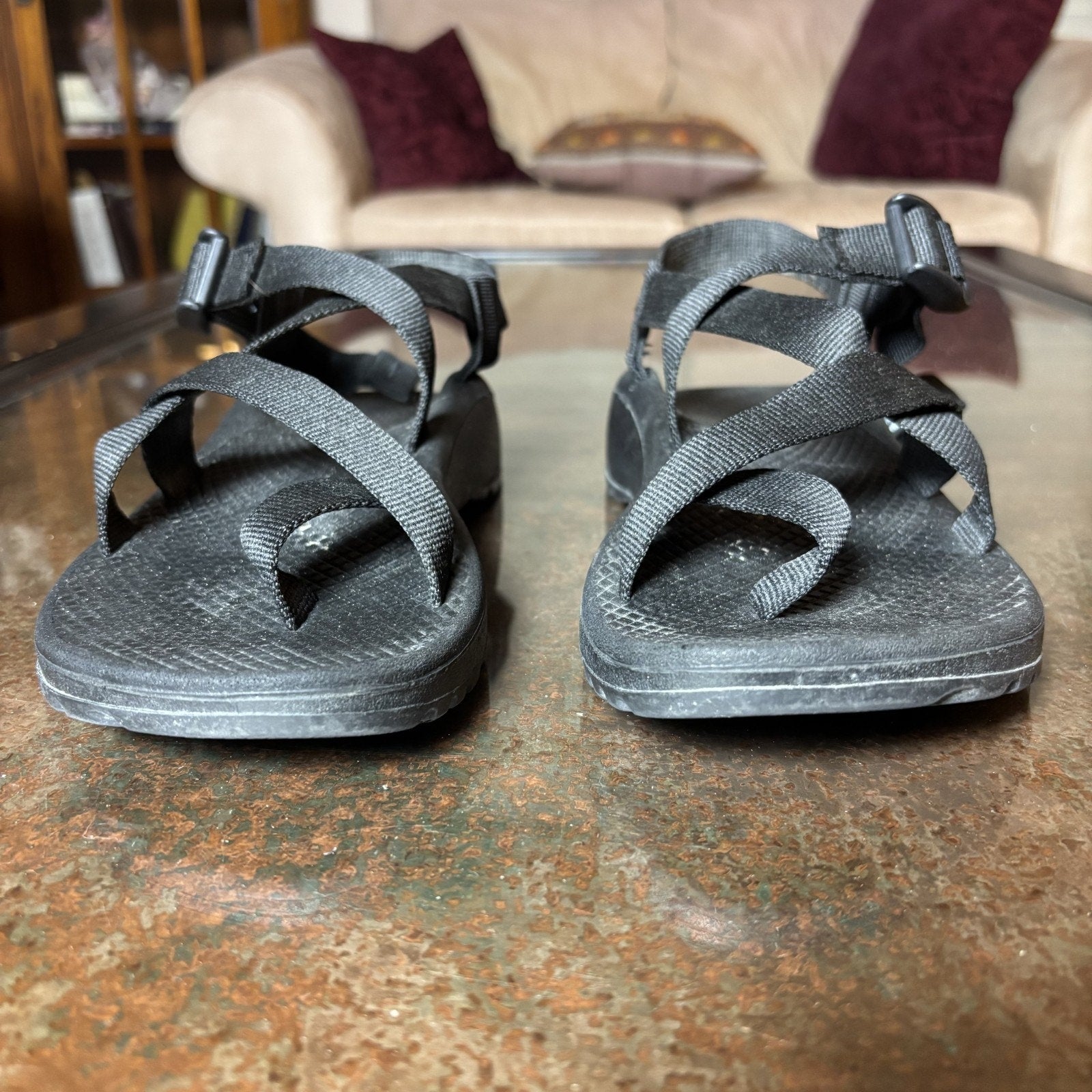 Chaco Z Cloud 2 Strappy Sandals Women's 7 Black Outdoor Comfort Athletic Shoes