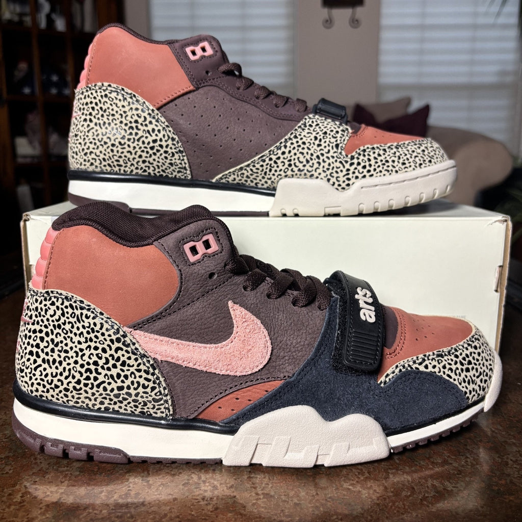 Nike SB Air Trainer 1 Arts-Rec Shoes Mens Size 10.5 Brown Beige Athletic Sneaker