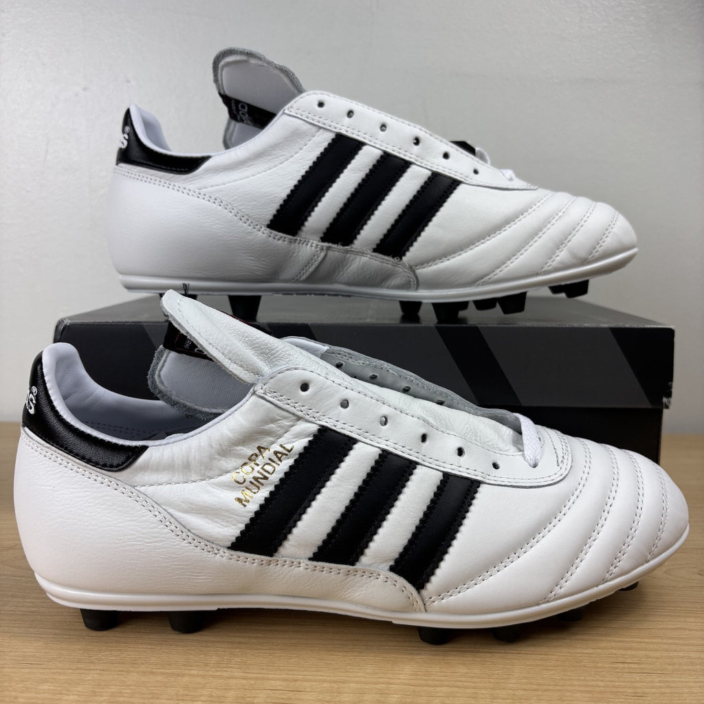 Adidas Copa Mundial FG Soccer Cleats Men's Size 8.5 Classic White Black Leather