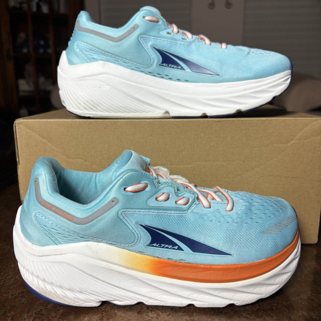 Altra Via Olympus Women's 6.5 Blue Road Running Athletic Comfort Shoes Sneakers