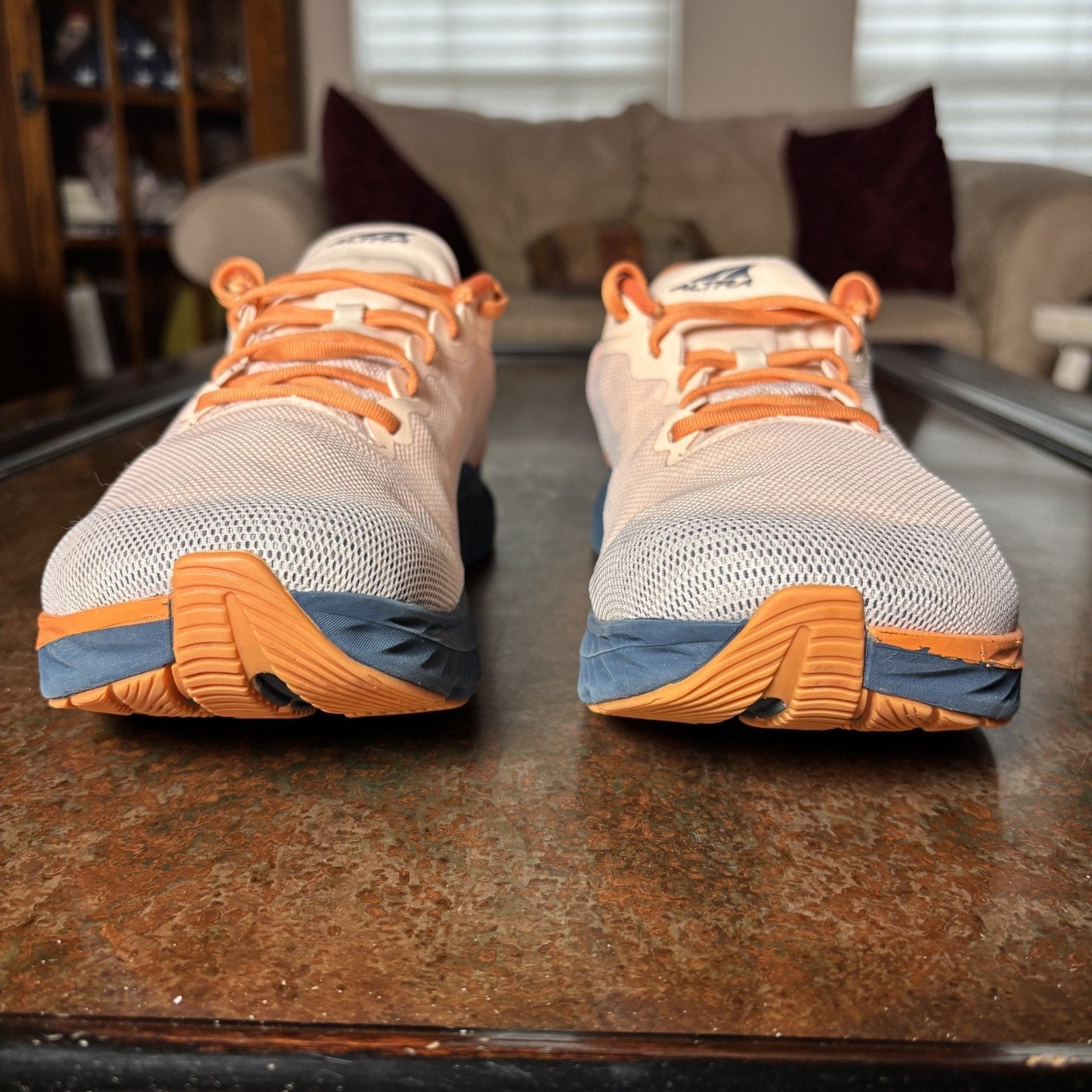 Altra Rivera 3 Women's 10.5 Orange Athletic Road Running Comfort Shoes Sneakers