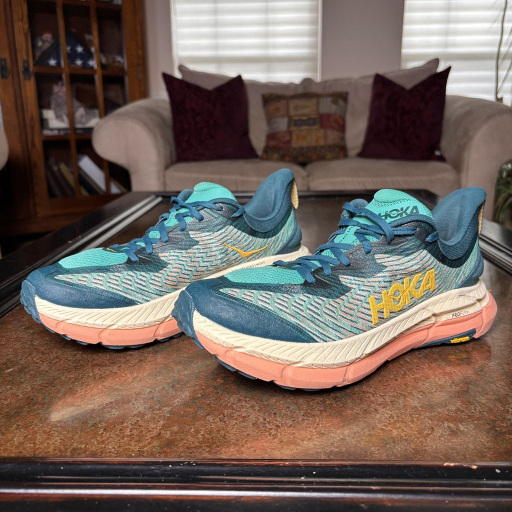 Hoka One One Mafate Speed Shoes Womens Sz 11 B Multicolor Trail Running Sneakers