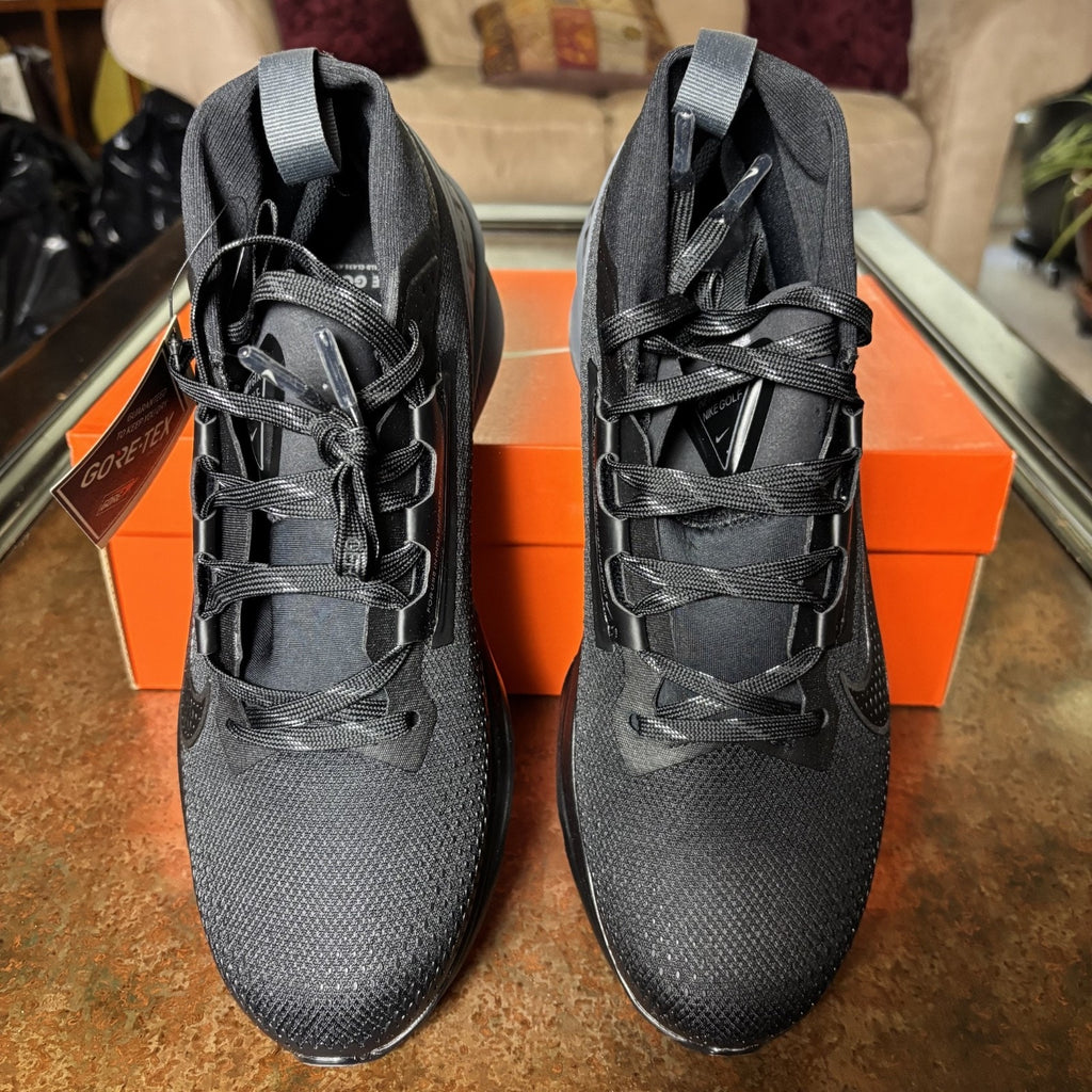 Nike Air Zoom Infinity Tour 2 Next% GTX Golf Shoes Black Grey Cleats Mens Sizes