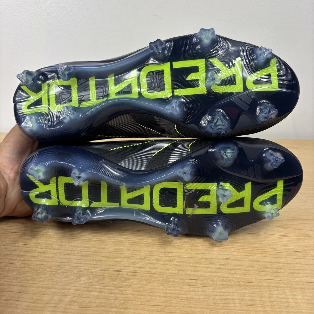 Adidas Predator Elite LL Laceless FG Soccer Cleats Women's Sz 7.5 Black Volt NEW