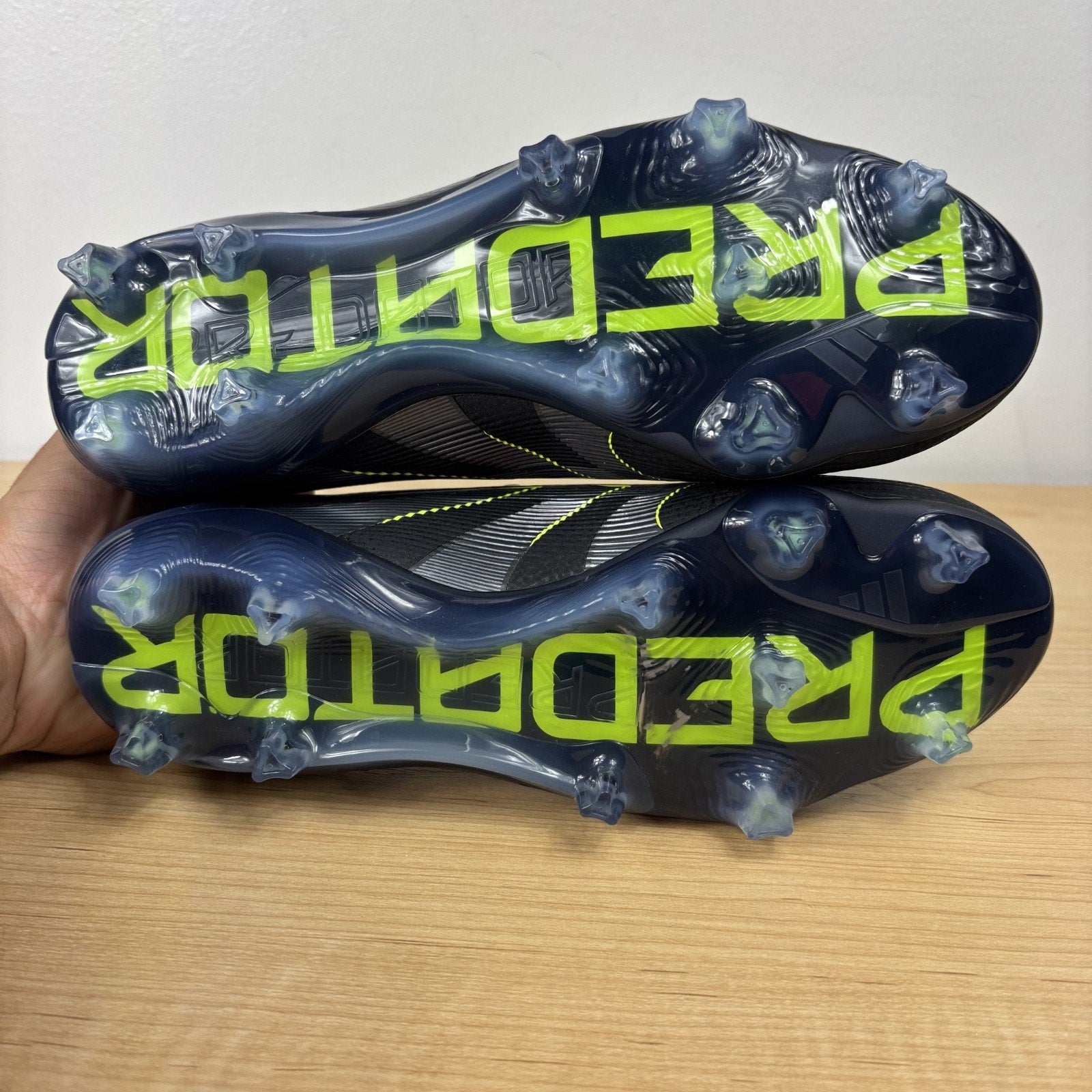 Adidas Predator Elite LL Laceless FG Soccer Cleats Women's Sz 7.5 Black Volt NEW