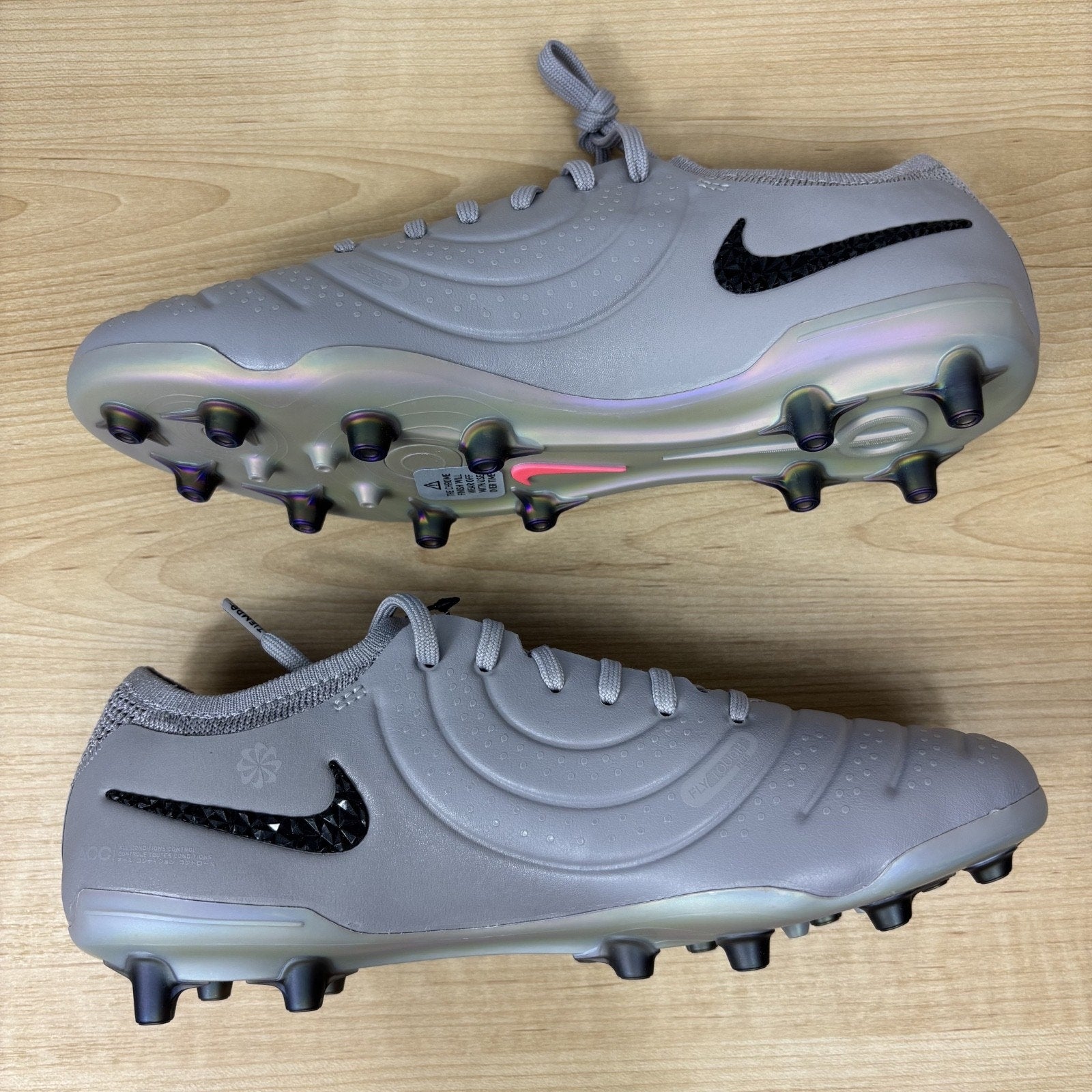 Nike Tiempo Legend 10 Elite AG-Pro Soccer Cleats Women's Size 8 Grey Black NEW