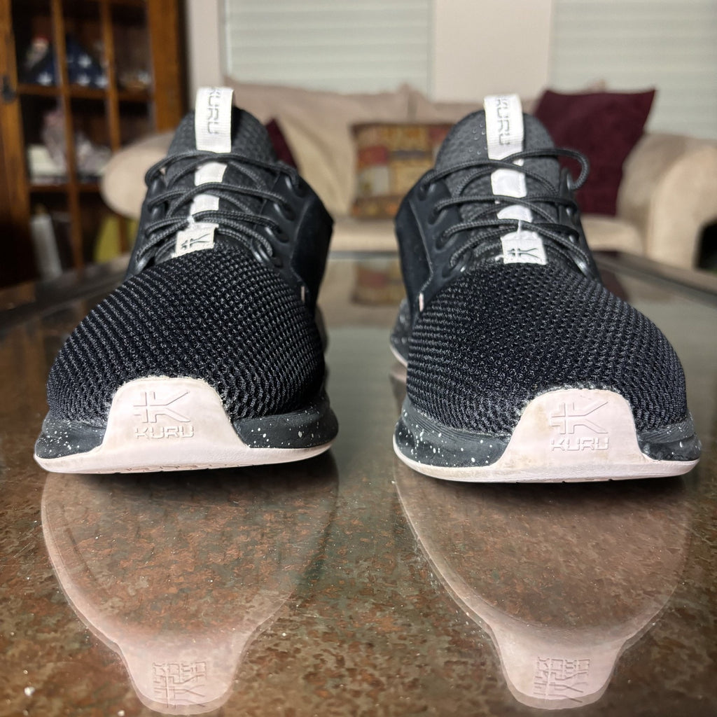 Kuru Atom Shoes Women's Size 11.5 Black Pink Athletic Comfort Walking Sneakers