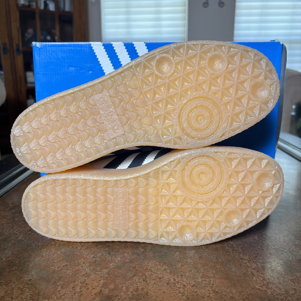 Adidas Sambae Shoes Women's 9.5 Cream Black Gum Suede Lifestyle Casual Sneakers