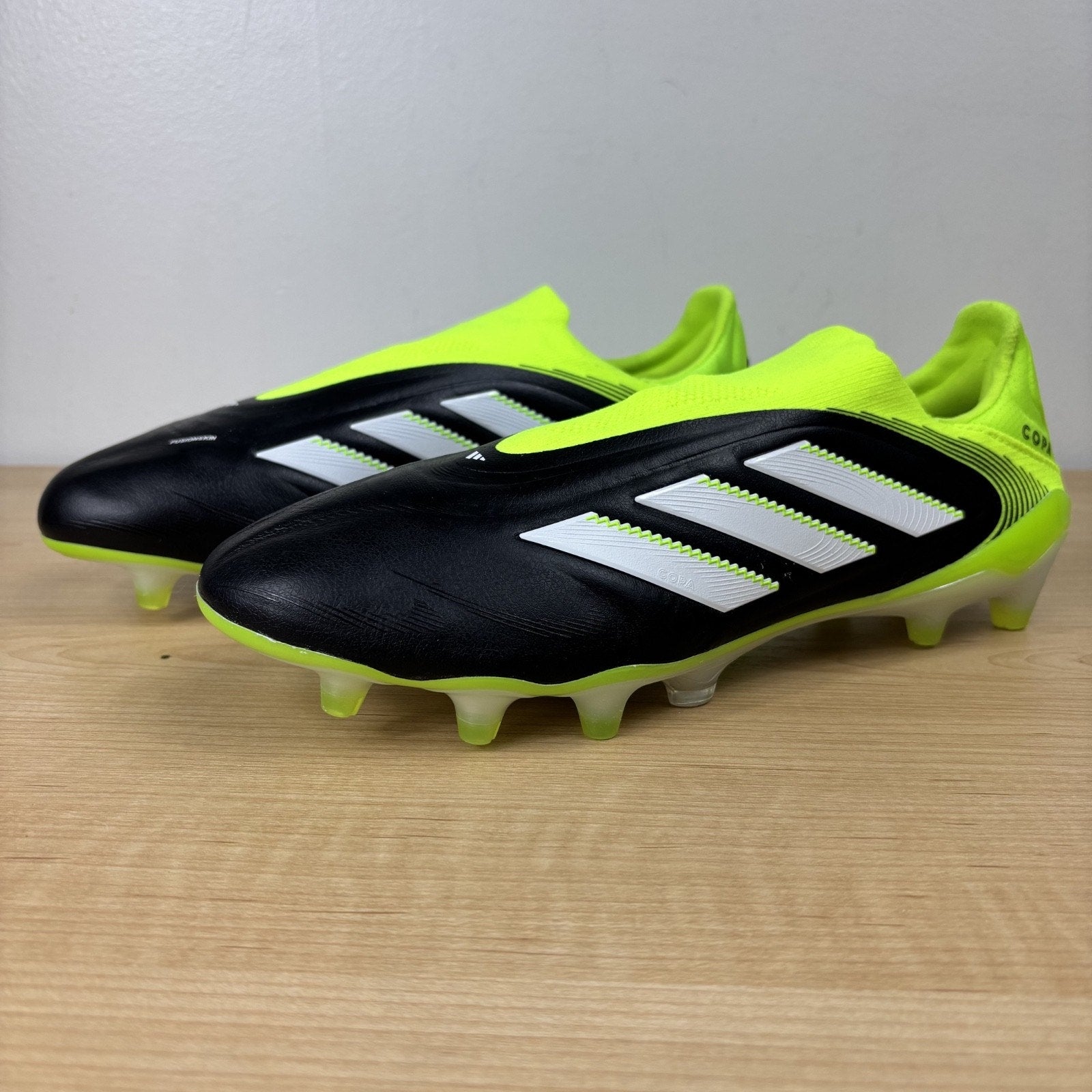 Adidas Copa Pure 3 Elite Laceless FG Soccer Cleats Men's Size 8 Black Green NEW