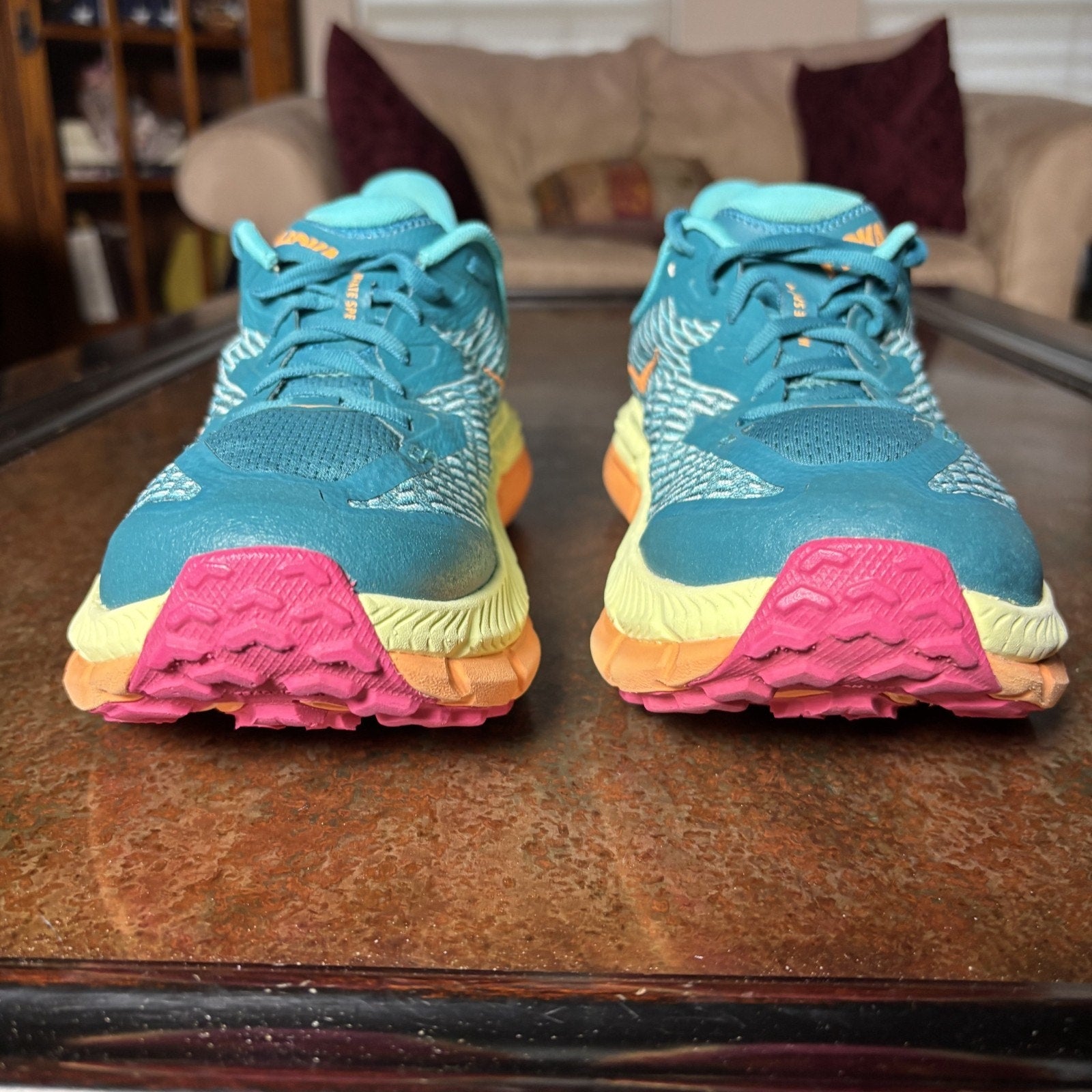 Hoka One One Mafate Speed 4 Womens Size 9 Multicolor Trail Running Athletic Shoe