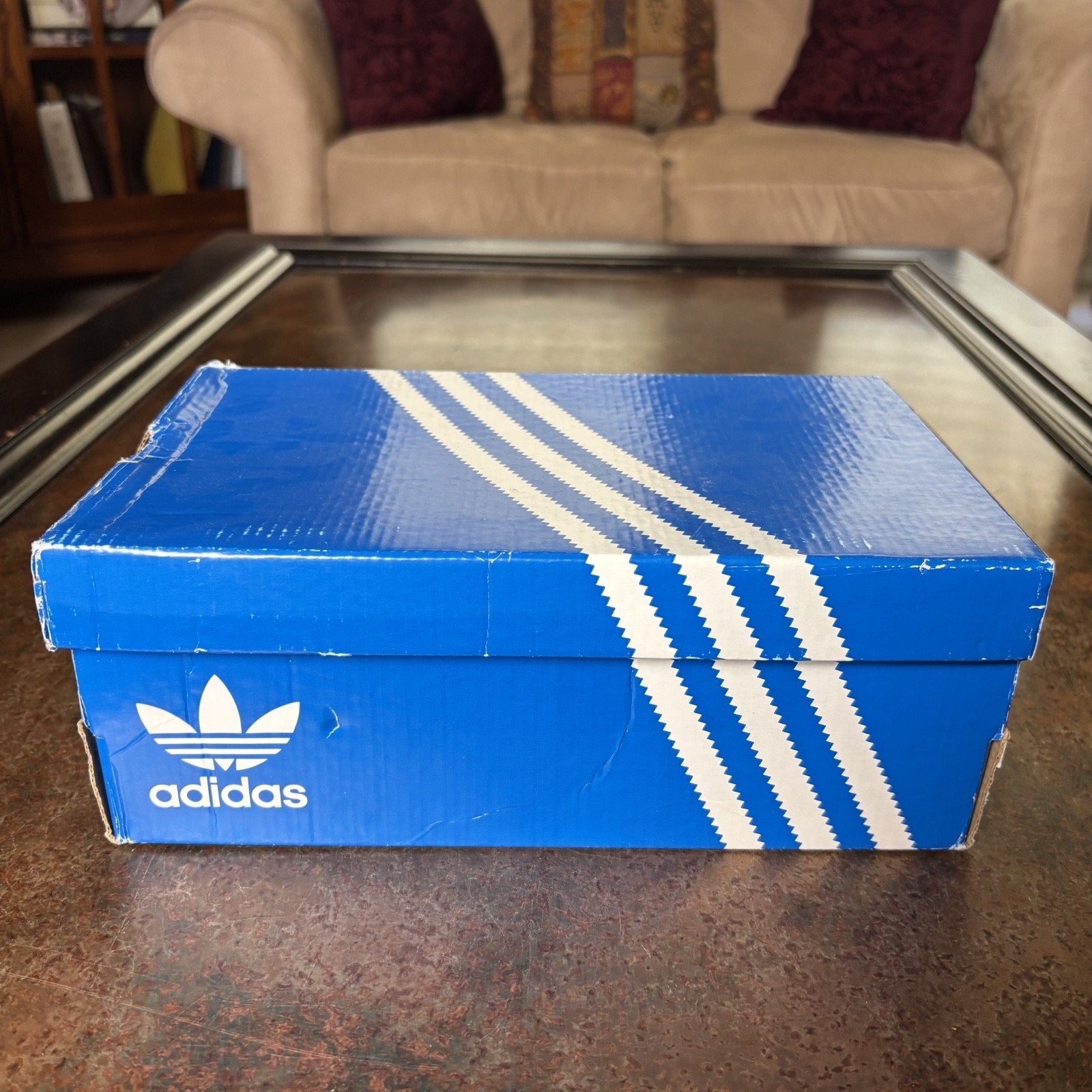 Adidas Originals Superstar Shoes Kids Size 3 White Black Leather Sneakers NEW