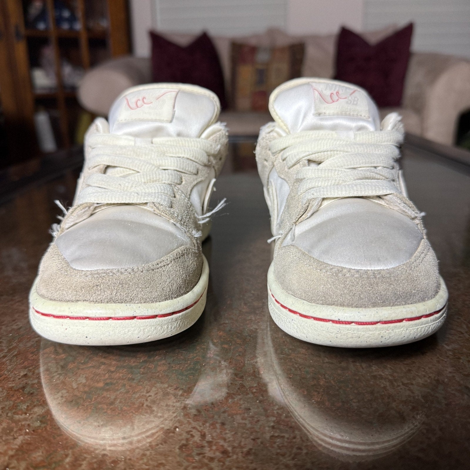 Nike Dunk Premium SB Low City of Love Collection Women's Size 5.5 White Sneakers