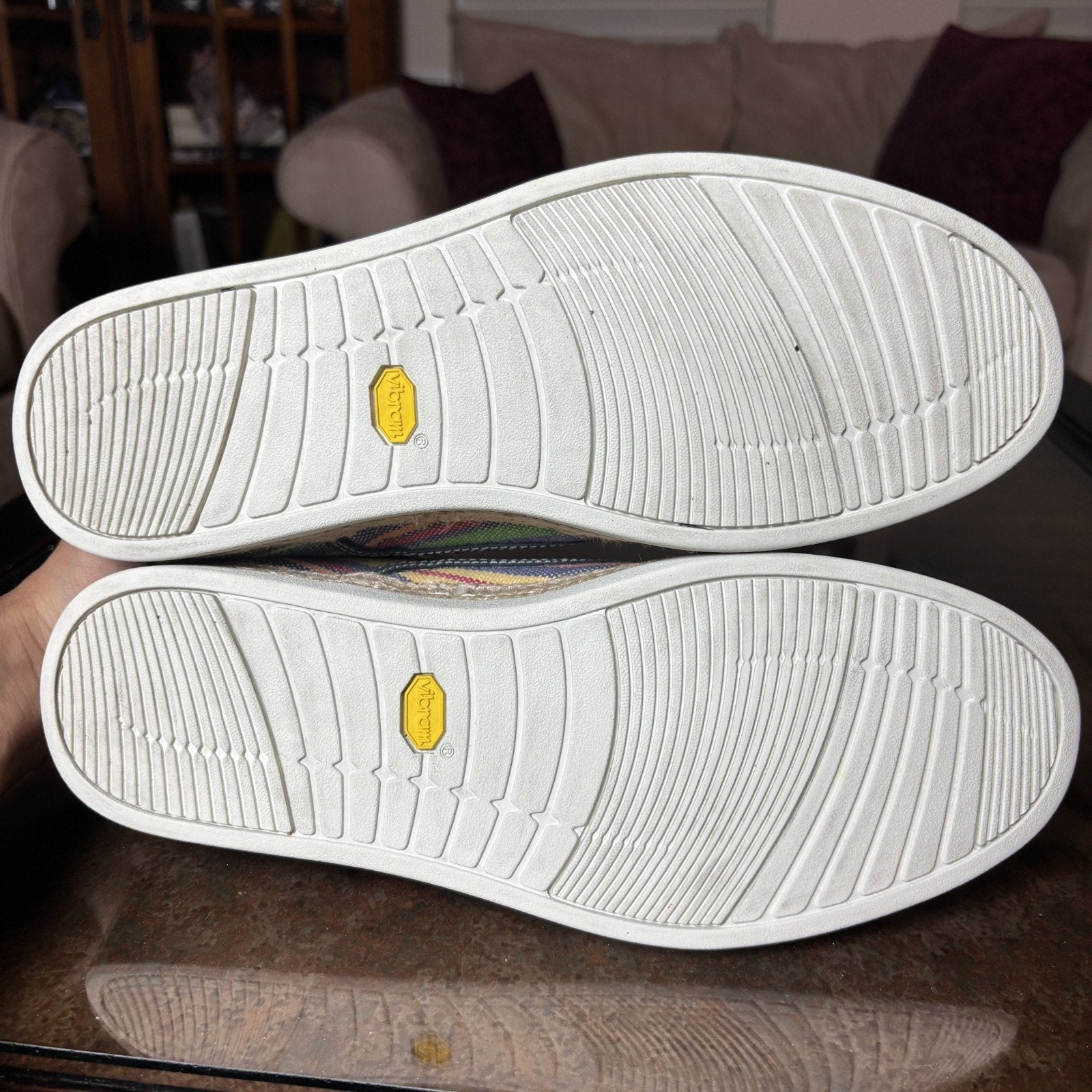 Ugg Wilton Espadrille Shoes Men Size 11 Colorful Slip On Loafers Casual Canvas
