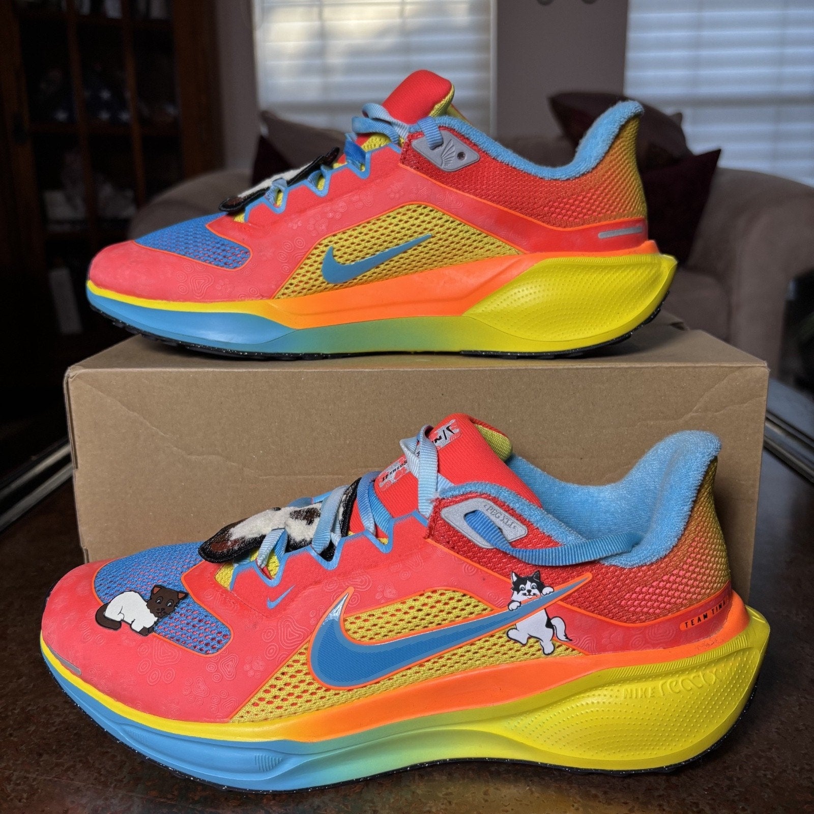 Nike Air Zoom Pegasus 41 Doernbecher Tima Men's Size 9 Multicolor Running Shoes