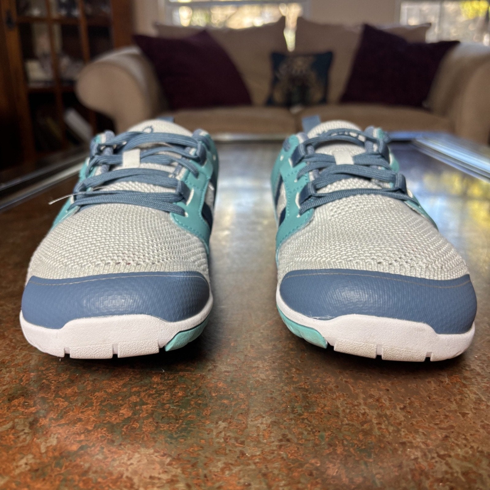 Xero Zelen Shoes Womens Size 10 Blue White Running Zero Drop Barefoot Minimalist