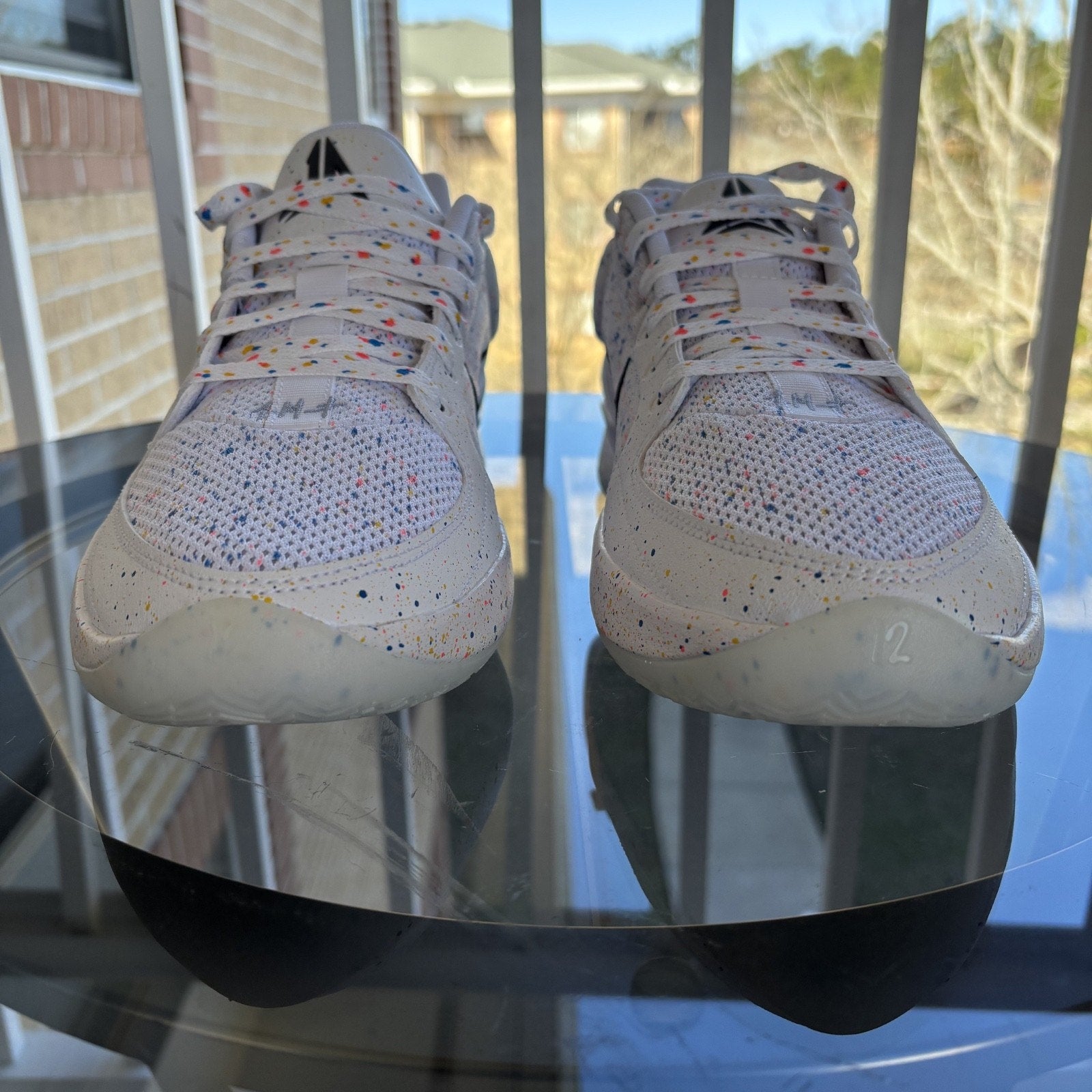 Nike Ja 2 Ja-Breaker White Paint Splatter Basketball Shoes IF1606-100 Mens Sizes