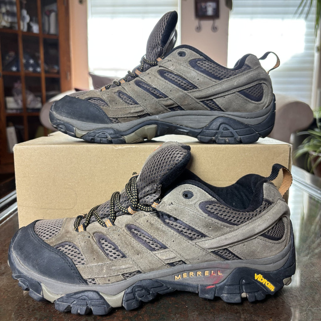 Merrell Moab 2 Ventilator Shoes Mens Size 9 Brown Trail Hiking Outdoor Sneakers