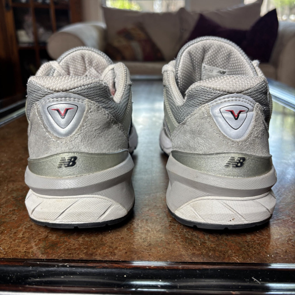 New Balance 990v5 Shoes Womens Sz 9 Wide Grey Suede Running Sneakers Made in USA